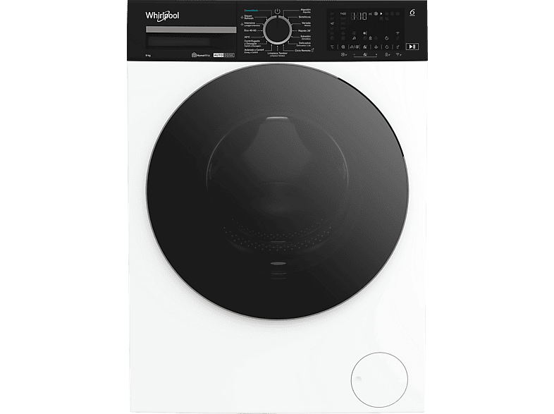 Whirlpool WPM 911W ADS SPT, 9 kg, 1400 rpm, 18 Programas, Libre instalación, Blanco