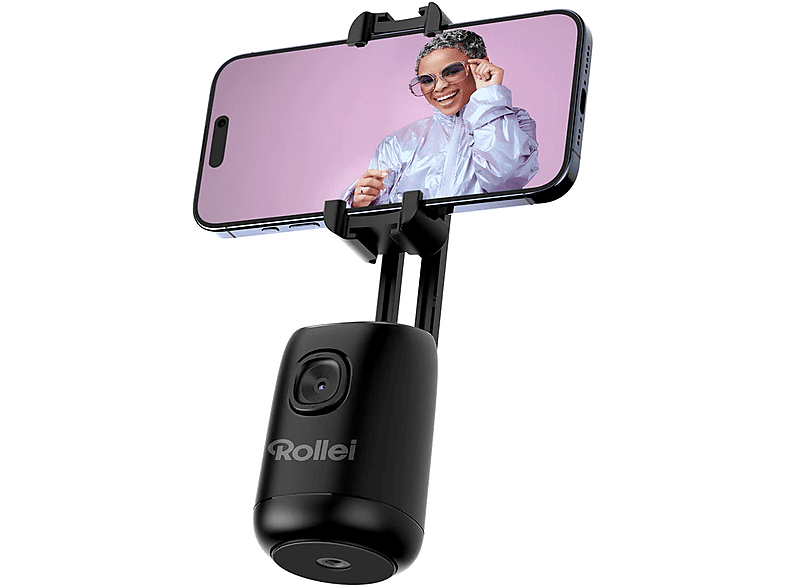 Rollei Easy Creator Desktop-Gimbal mit AI Tracking, Schwarz — Foto 3 von 5