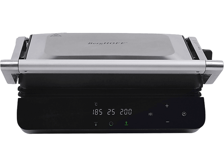 BERGHOFF Gem Titan Çelik Izgara ve Tost Makinesi Gümüş Gri
