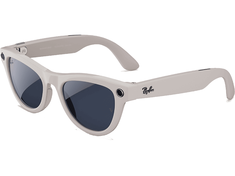 Gafas IA - Ray-Ban Meta, Skyler, Gris tiza brillante, Transitions® transparente, zafiro