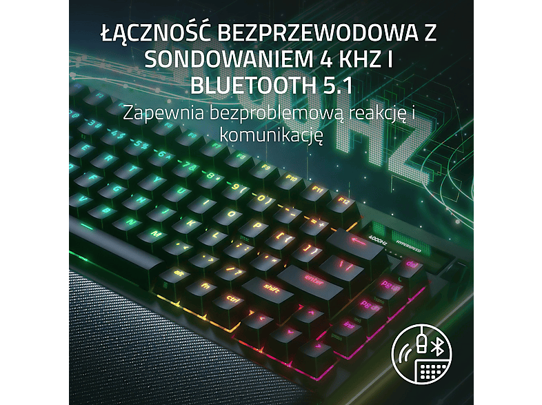 Razer BlackWidow V4 Pro 75% US ISO Czarny – zdjęcie 2