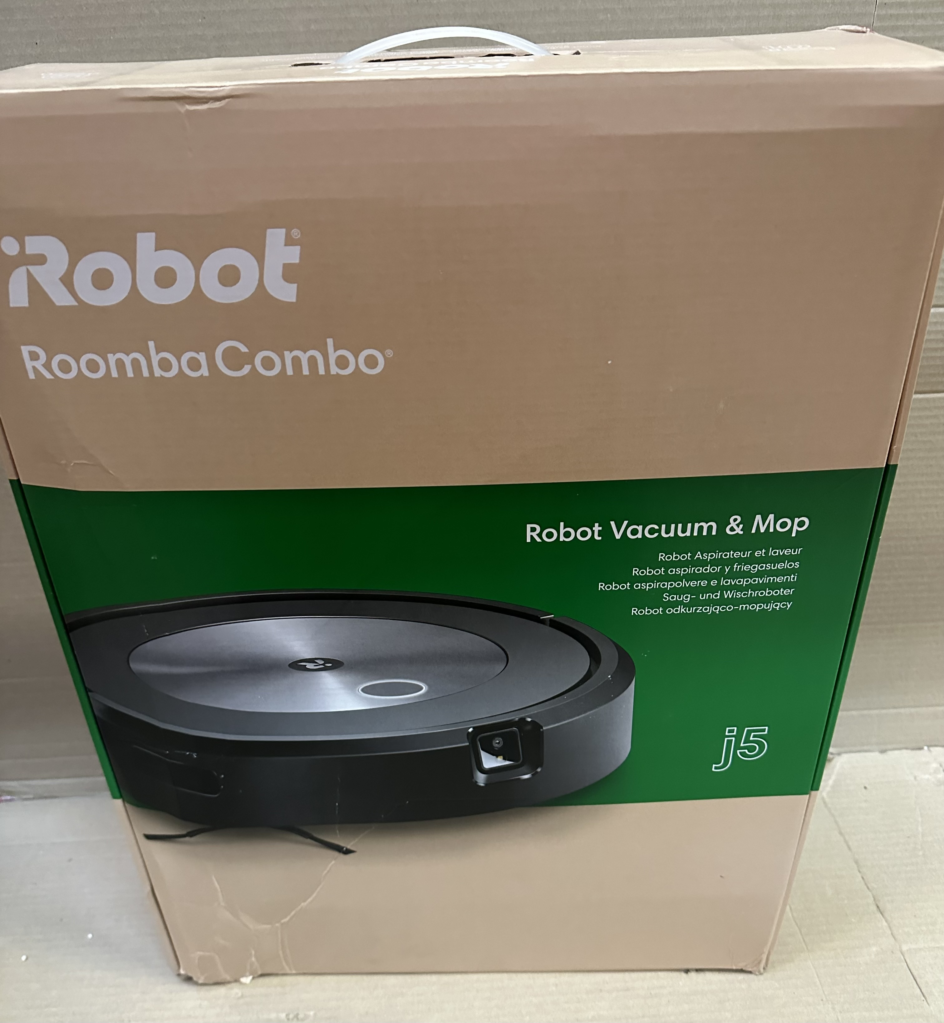 OUTLET  IROBOT Robot odkurzająco-mopujący iROBOT Roomba Combo j5 (j517840) Czarno-srebrny