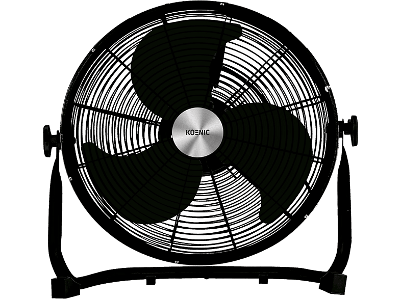 Ventilador industrial - KOENIC EU01_108559, 90W, 3 Velocidades, Negro