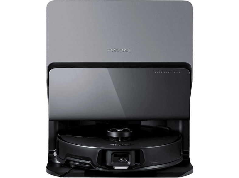 Robot friegasuelos - Roborock S8 MaxV Ultra, 60W, 180 min Autonomía, 67 dB(A), 10000 Pa, Dispensador Detergente Automático, Negro