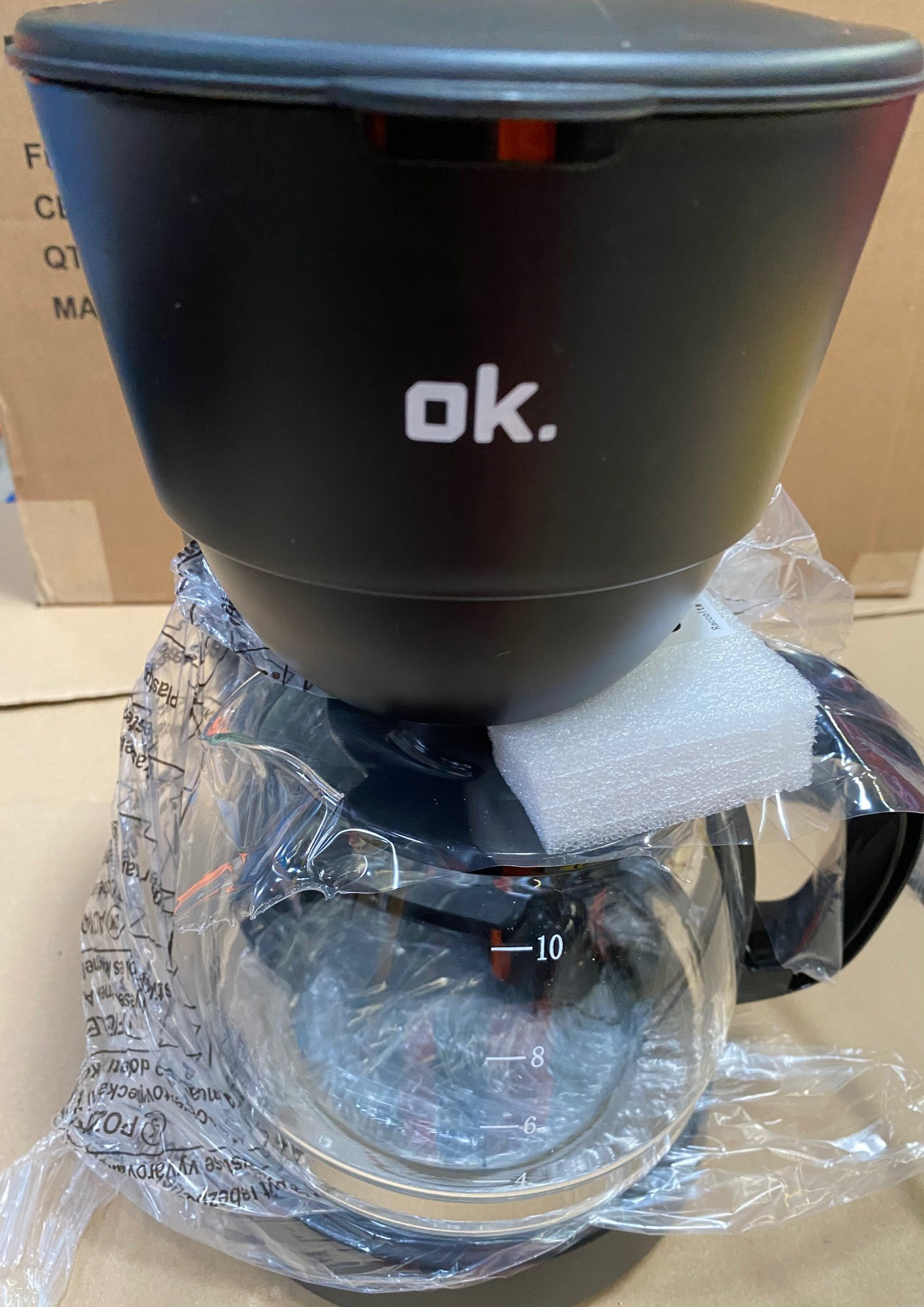 OUTLET Ekspres przelewowy OK. OCM 7521 B Czarny