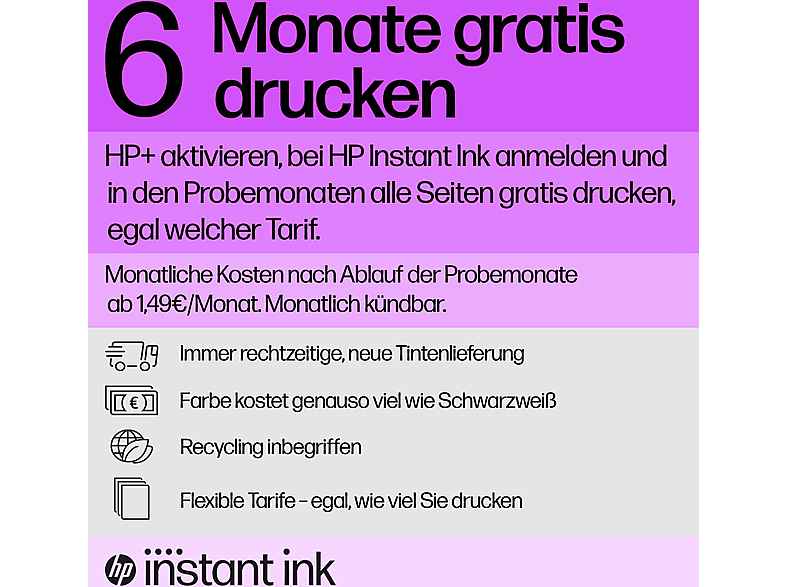 Thumbnail - HP Envy 6132e (Instant Ink) Multifunktionsdrucker