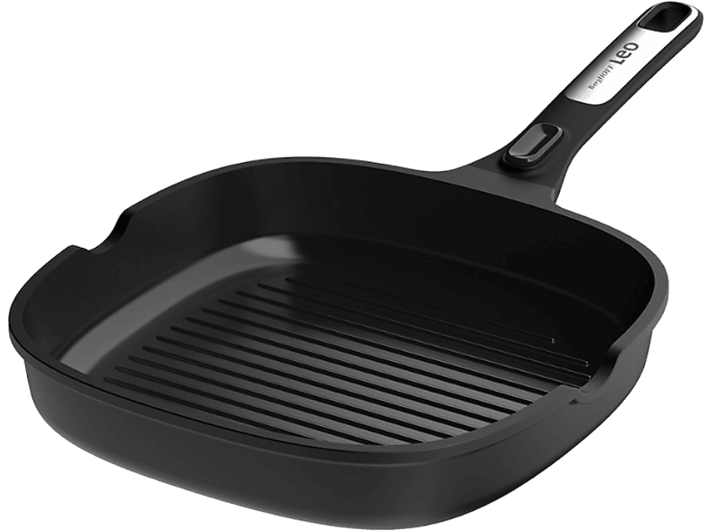 BERGHOFF Leo Phantom 26 Cm Yapışmaz Izgara Tavası Siyah