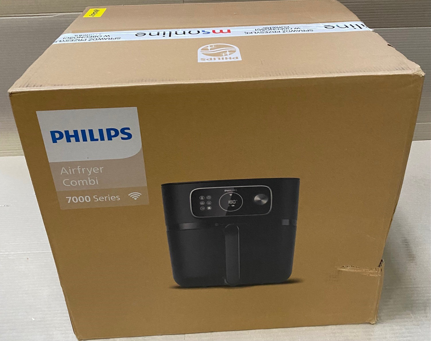 OUTLET Frytkownica beztłuszczowa PHILIPS Ovi Smart 2.0 XXL HD9876/20 Biały