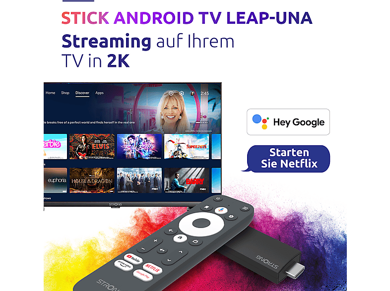 Thumbnail - STRONG LEAP-UNA TV Streaming Stick , Schwarz