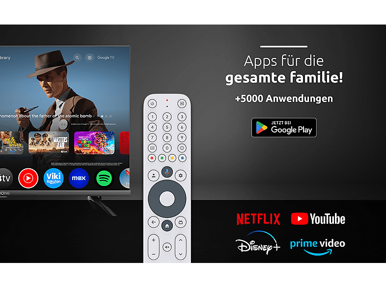 Thumbnail - STRONG LEAP-NEVE 4K WIFI 6 UHD TV Streaming-Dongle, Weiß