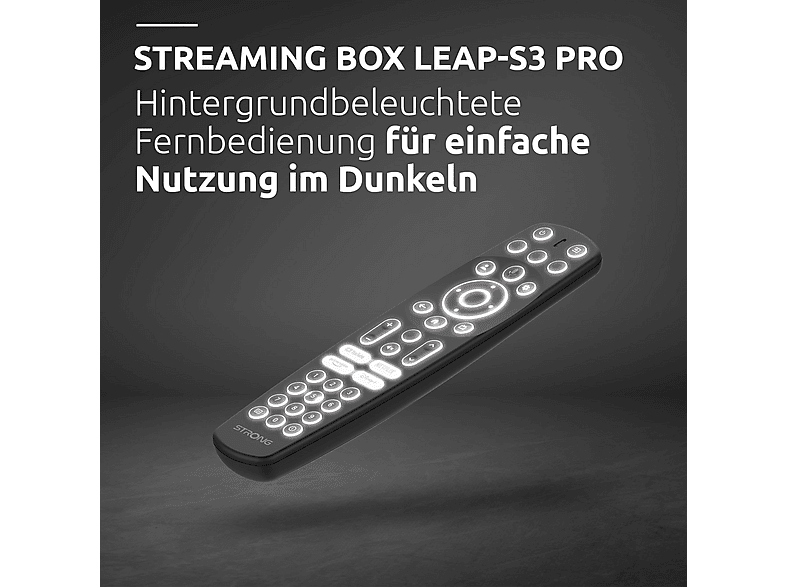 Thumbnail - STRONG LEAP-S3 PRO Premium 4K UHD Streaming TV Box, Schwarz