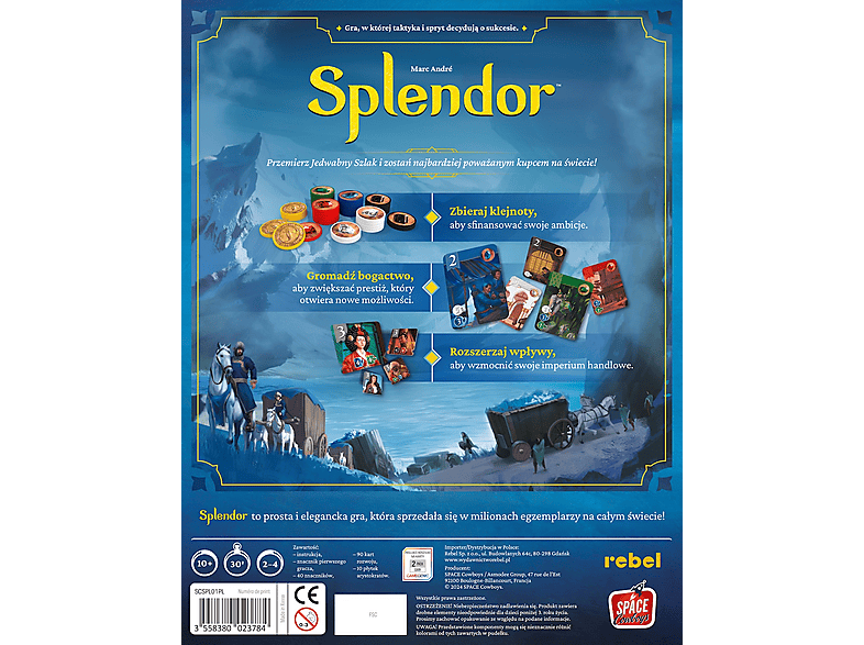 Rebel Gra planszowa Splendor – zdjęcie 3