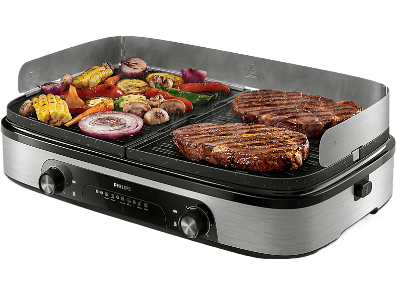 Philips HD6222/90 Tafelgrill Zwart