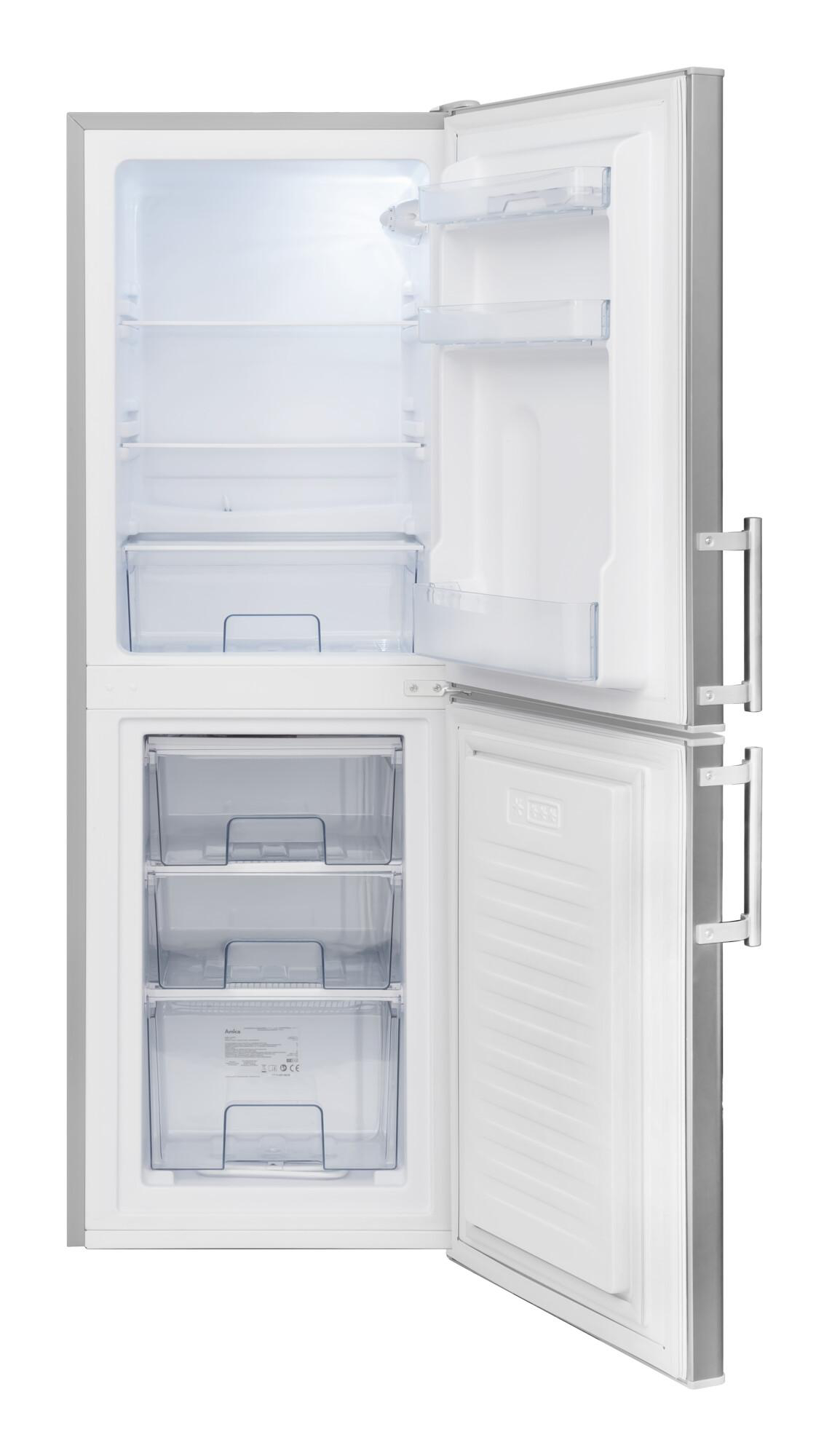 Hisense FV245N4AW2 Congelatore, Effetto Acciaio Inox, Bianco