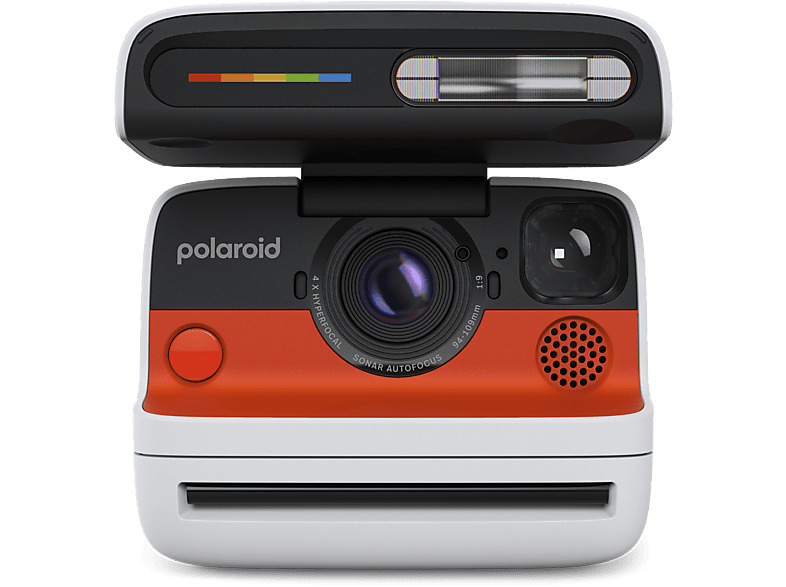 Polaroid Flip, Sistema hiperfocal 4 lentes, Flash, Blanco