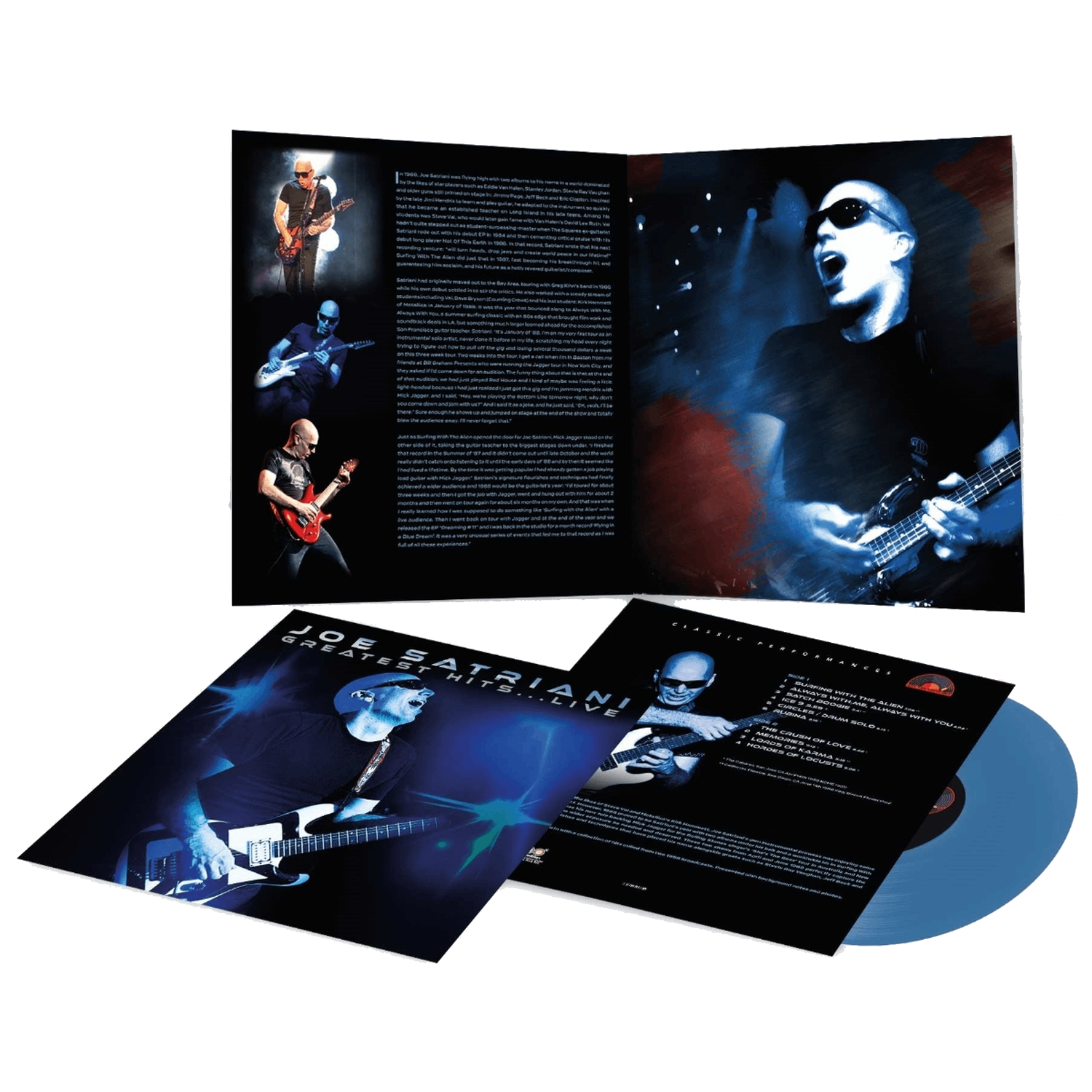 Source 1 Media Joe Satriani - Greatest Hits... Live Lp