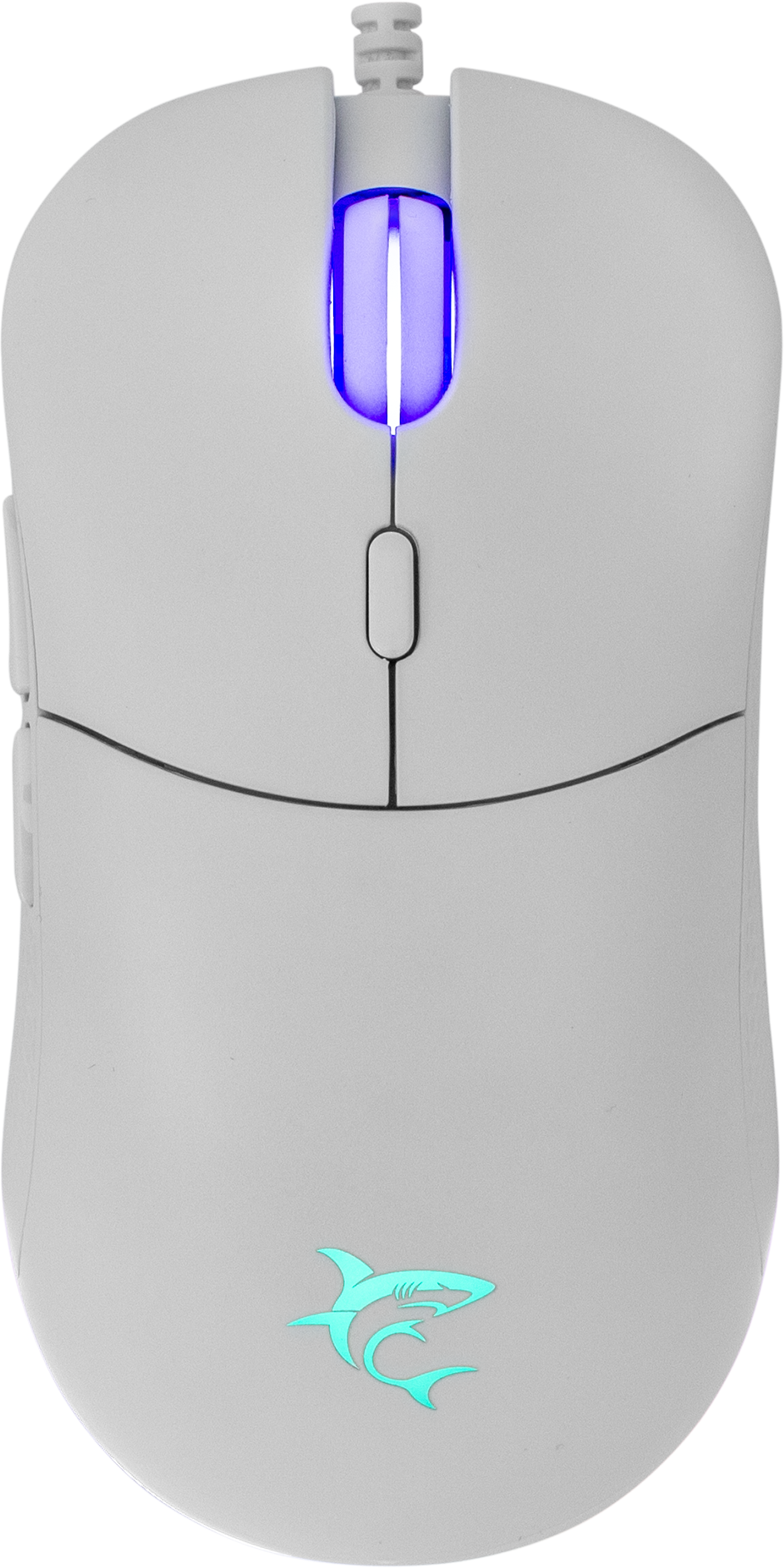 WHITE SHARK BAGDEMAGUS vezetékes optikai egér, max 7200 dpi, 6 gomb, fehér (GM-5010W)