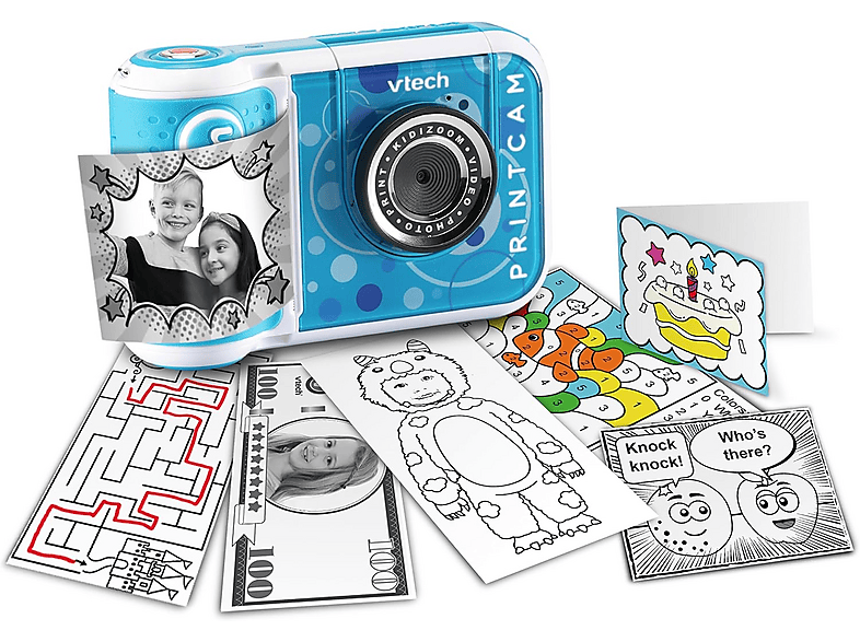 Vtech KidiZoom Print Cam Kinderkamera, Blau — Foto 3 von 5
