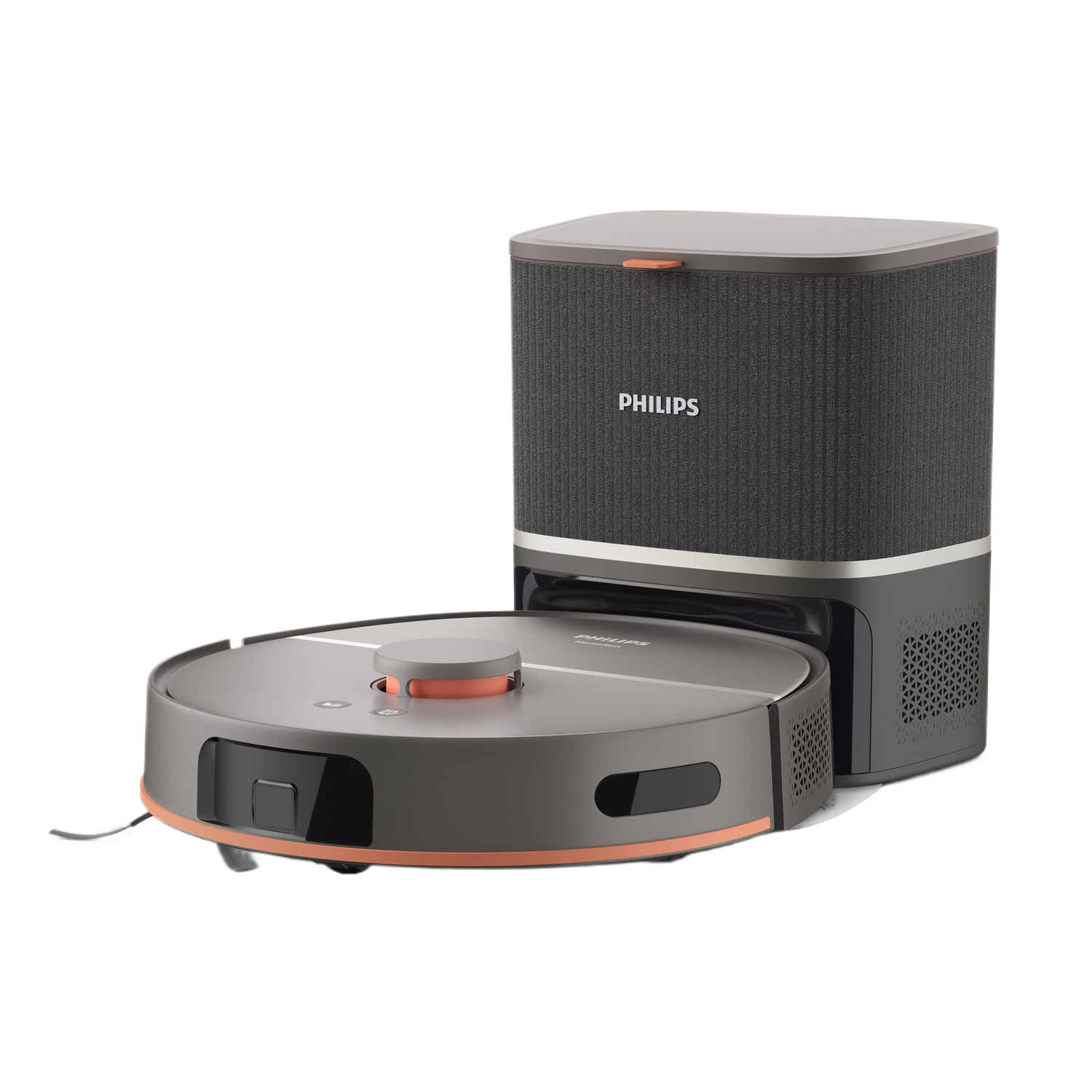 Ontdek het plezier van vlekkeloze vloeren met de Philips HomeRun 5000-serie. De geweldige dweilfunctie en sterke zuigkracht verwijderen samen meer stof dan een gewone stofzuiger. Geniet moeiteloos van een stralend schoon huis. Meer plezier, minder schoonm