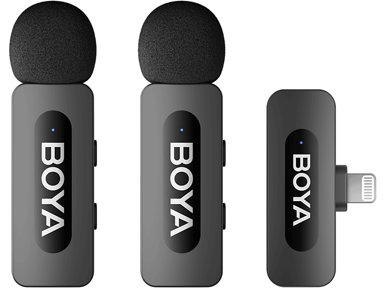 BOYA BY-V2 (V2.0) microfoon Zwart Microfoon met bevestigingsclip