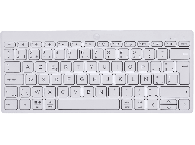HP 350 White Compact Multi-device - Draadloze Toetsenbord