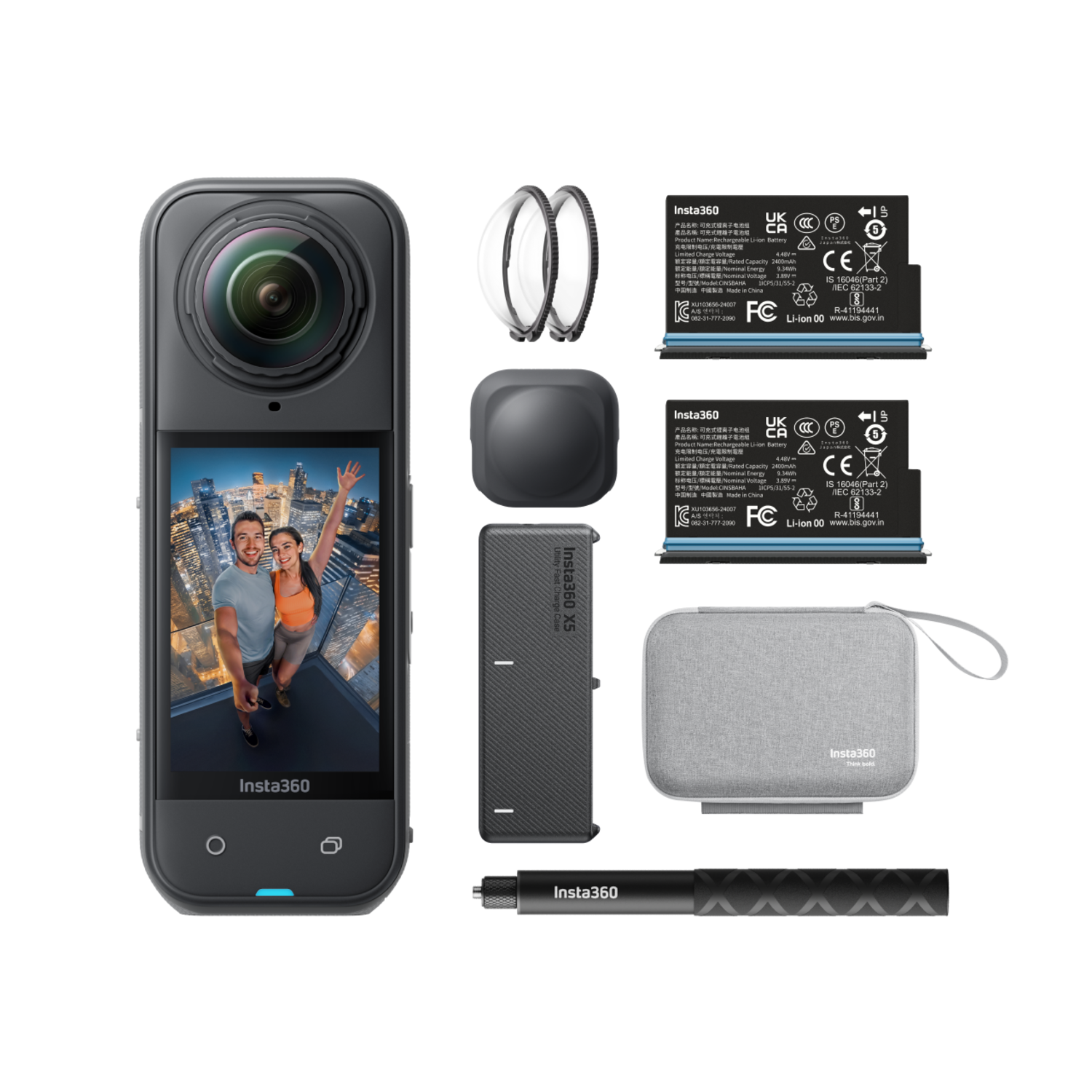 Insta360 X5 Essentials Bundle Action Cam Zwart