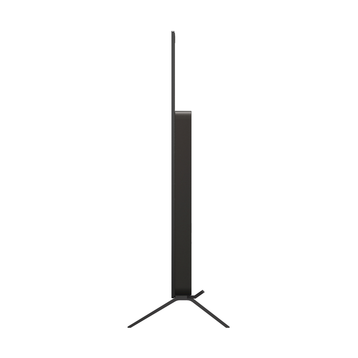 Lo schermo del televisore mostra un design astratto e colorato.