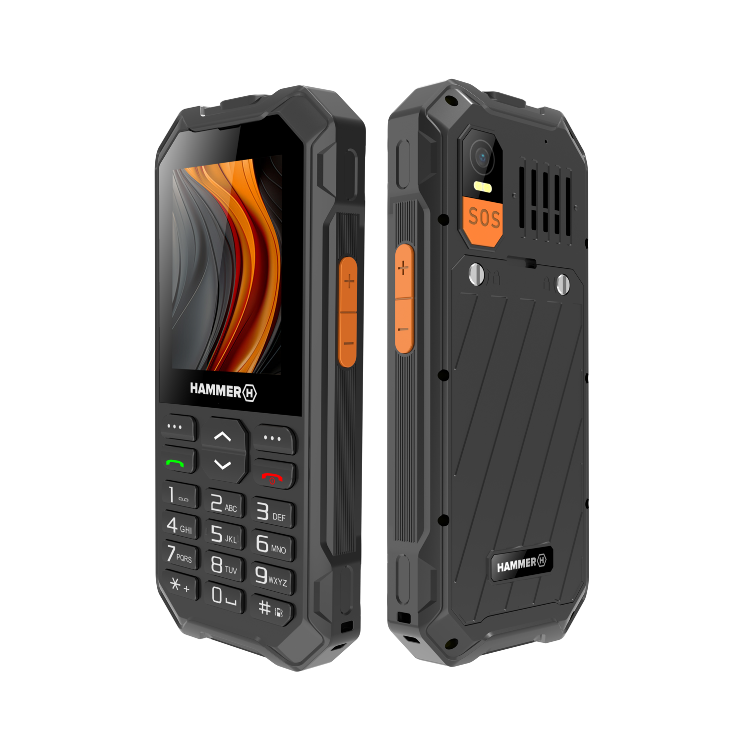 HAMMER 6 LTE Bar Phone - 128 MB Zwart afbeelding