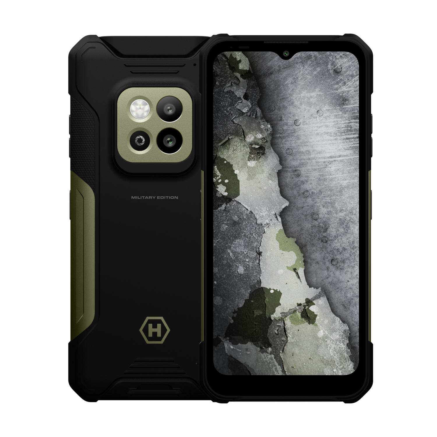 HAMMER Construction 2 Military 5G 6,58" Rugged Smartphone 6GB - 128 GB Zwart afbeelding