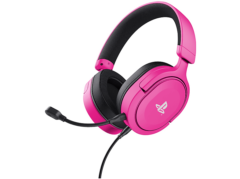 Trust Gxt498P Forta HS PS5 Pink Cuffie, Pink