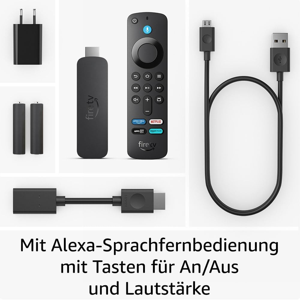 AMAZON Fire TV Stick 4K (2. Gen.) TV-Stick 8 GB, Schwarz | MediaMarkt