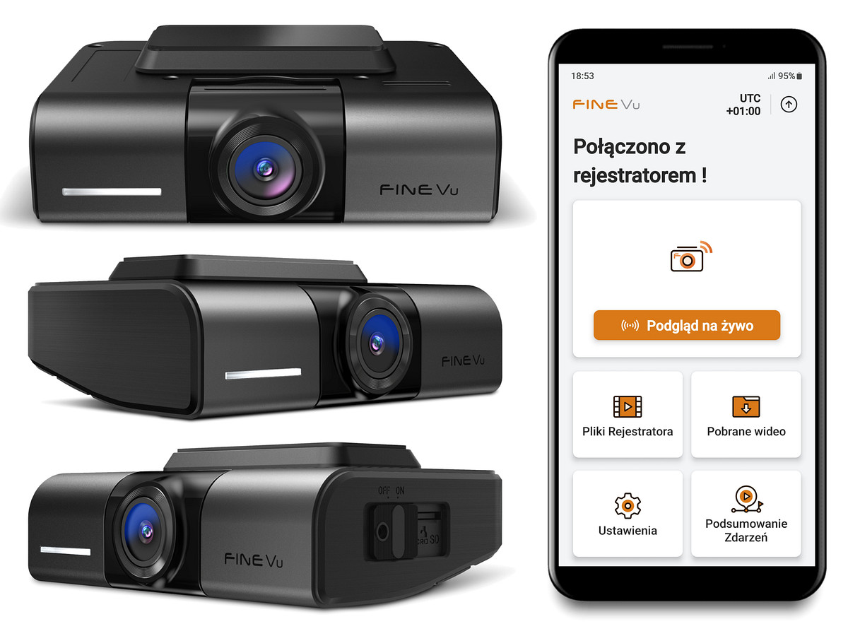 FINEVU GX400 Qhd 2k Wi-Fi Türkçe 2 Kameralı Araç Kamerası