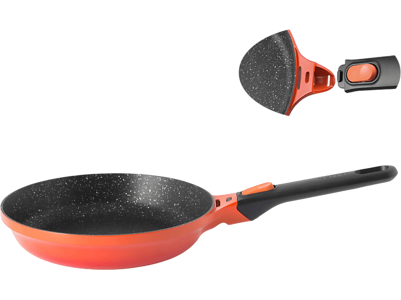 BERGHOFF Gem Stay Cool Çıkarılabilir Saplı Tava 24 cm Turuncu