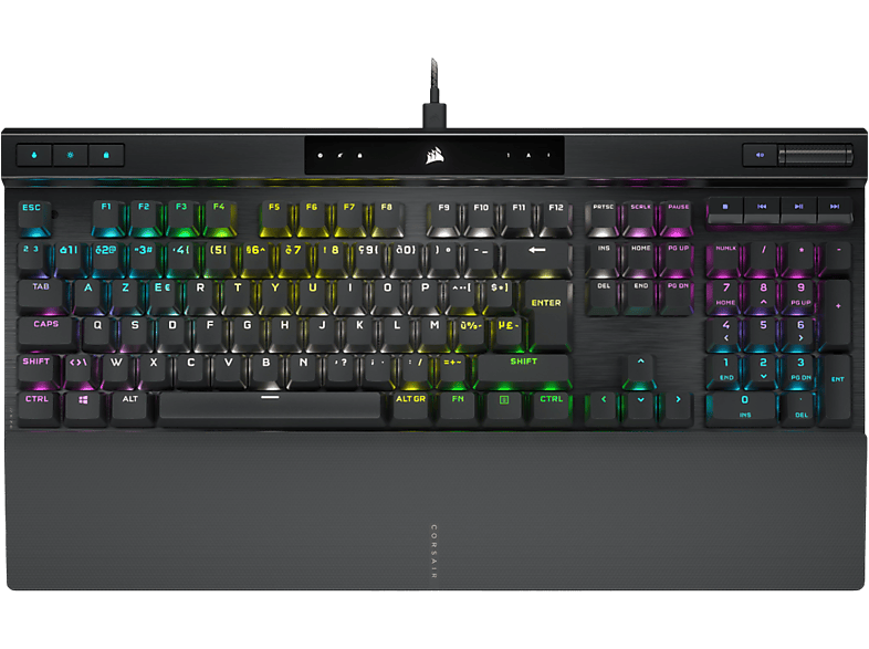 Corsair K70 Rgb Pro Mechanical Gaming Toetsenbord Azerty Ch-9109410-be Bedraad Gaming-toetsenbord Full Size Zwart
