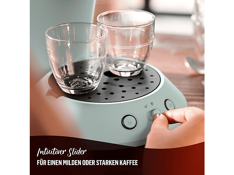 Thumbnail - PHILIPS SENSEO® CSA210/20 Original Plus 2-Tassen-Funktion, Milder oder starker Kaffee, 0.7L Wassertank, Padmaschine, Min...