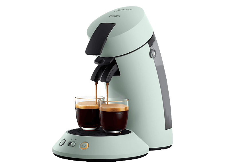 PHILIPS SENSEO® CSA210/20 Original Plus 2-Tassen-Funktion, Milder oder starker Kaffee, 0.7L Wassertank, Padmaschine, Mint