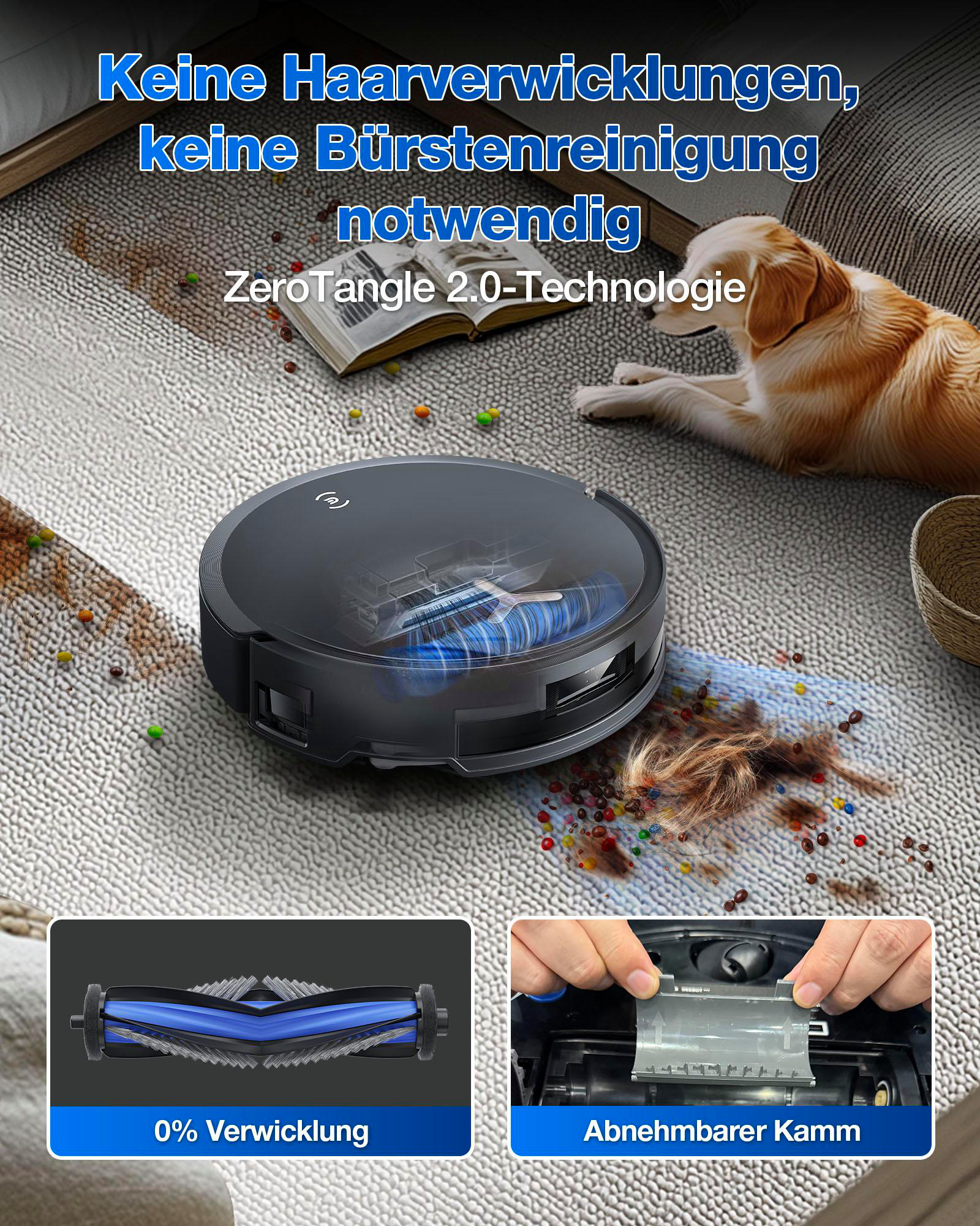 Ein dunkelgrauer Kühlschrank mit silbernem Griff und Display.