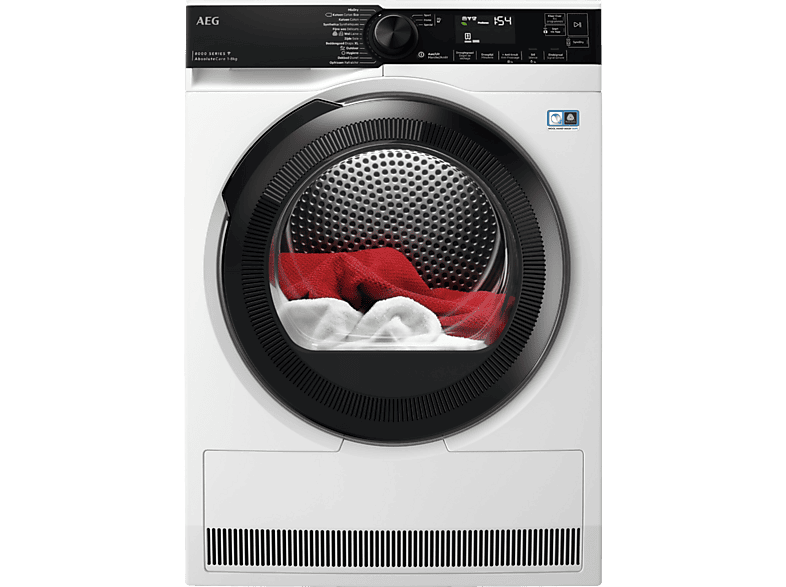 AEG Warmtepomp Droogkast (tr88a64c) Absolutecare - 8 Kg 65 Db (a) Energielabel C