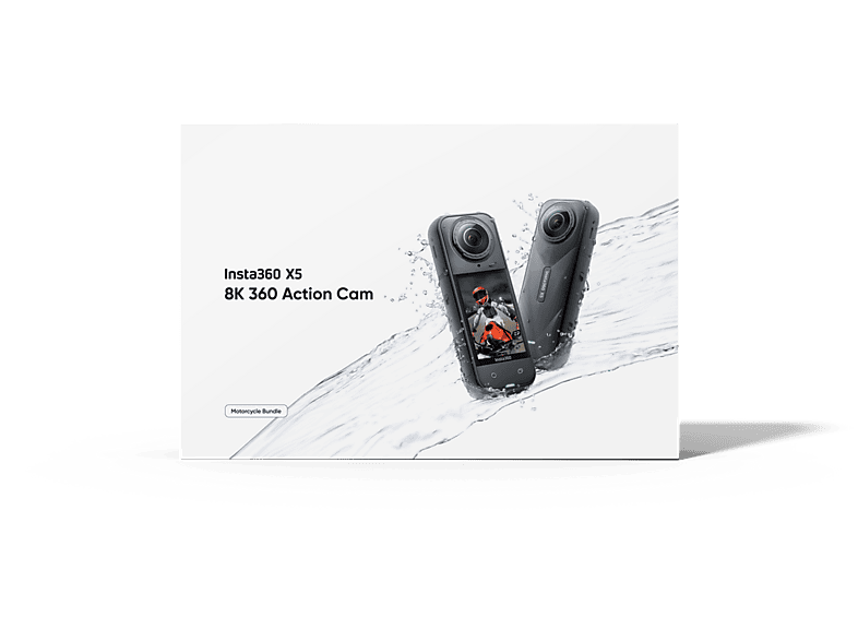 Insta360 X5 Motorcycle Bundle Action Cam 8k