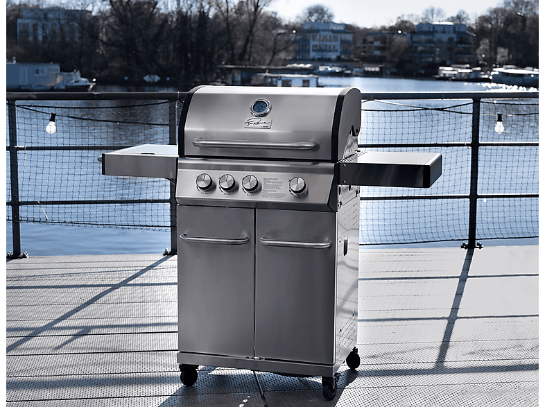 KOENIC KGG-TR 3125 M Gasgrill, Metall (13,5 kW)