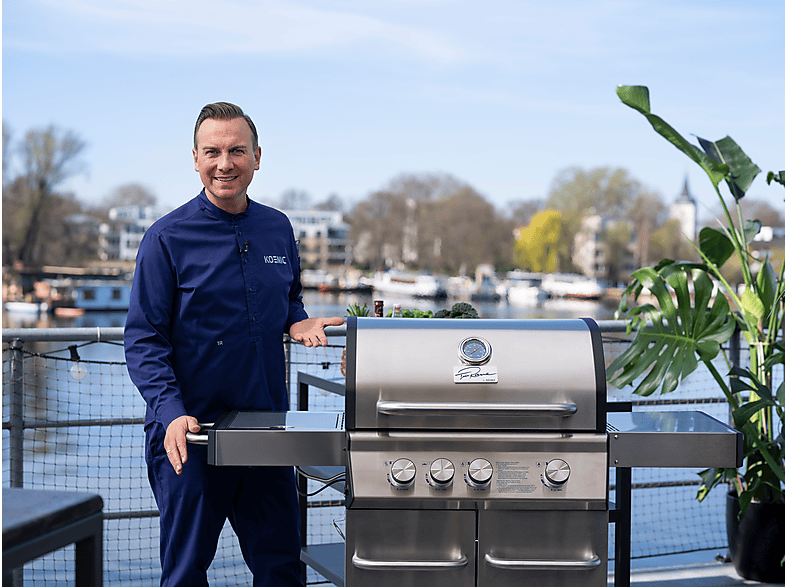 KOENIC KGG-TR 3125 M Gasgrill, Metall (13,5 kW)