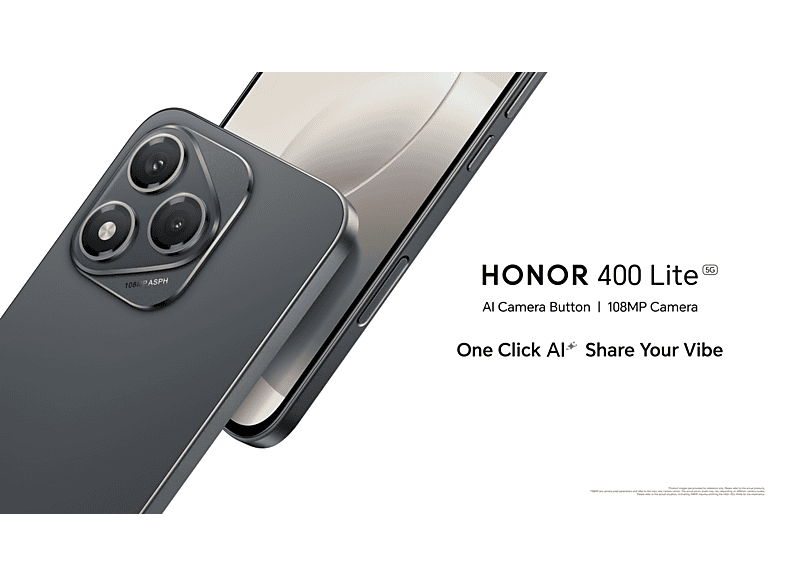 Honor 400 Lite 8+256 Gb - Zwart 256