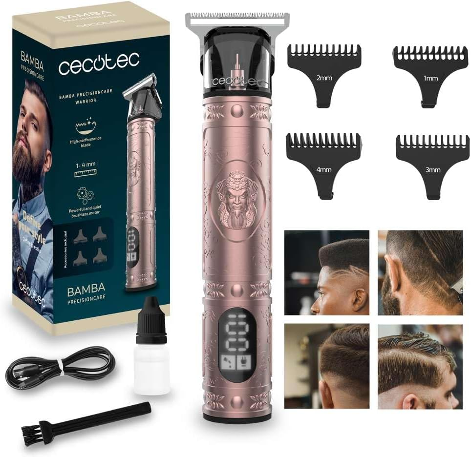 Cortapelos Cecotec Bamba PrecisionCare Warrior, 120 min