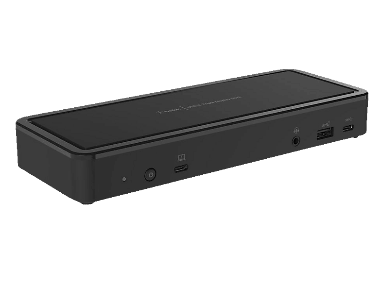 BELKIN Connect USB-C 14 Port Triple Display Docking Station, Schwarz Kunststoff