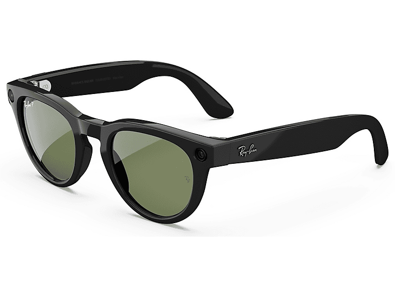 Ray-Ban Meta Headliner, Nero lucido, Verde polarizzato Occhiali AI