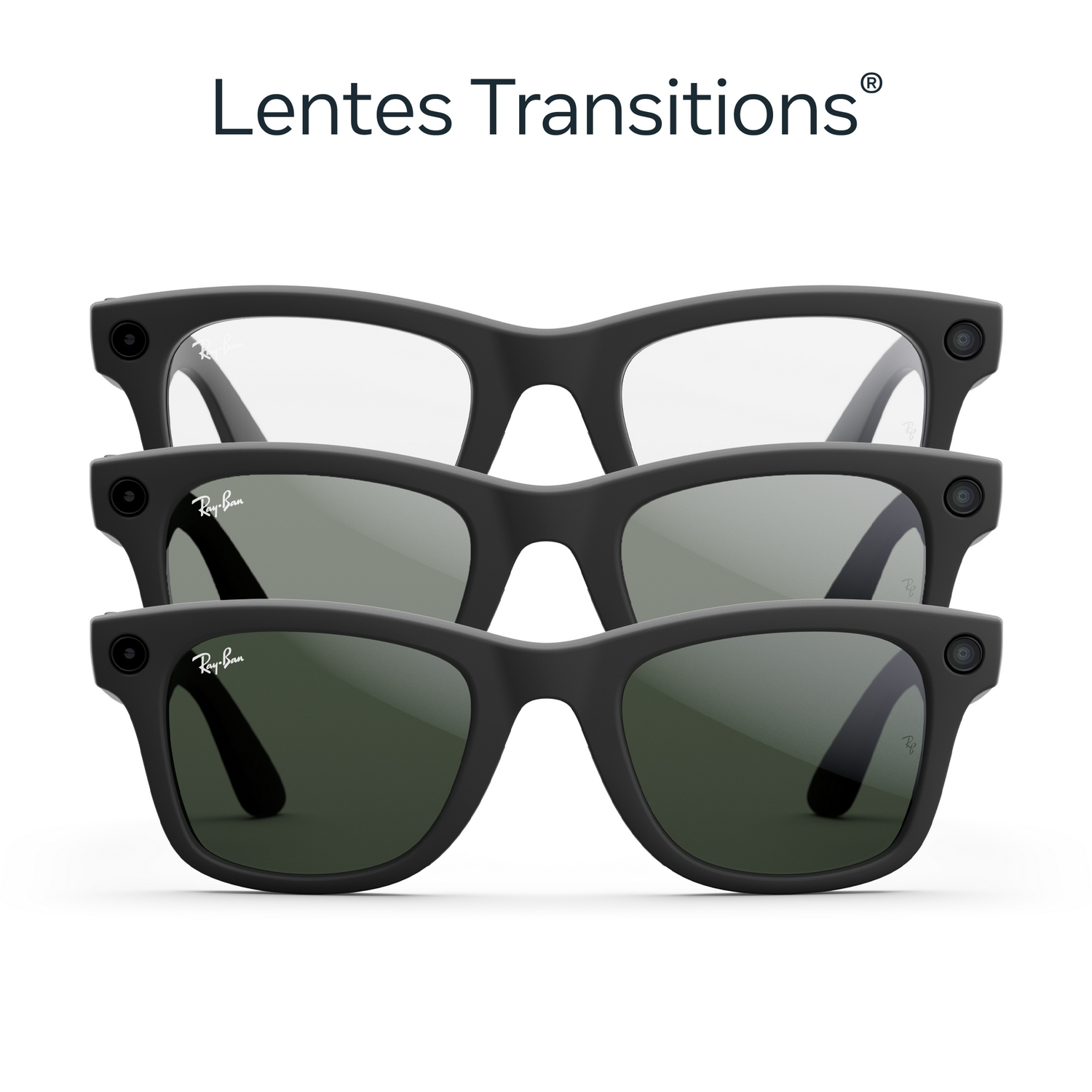 Gafas IA Ray-Ban Meta, Wayfarer, Transitions® transparente