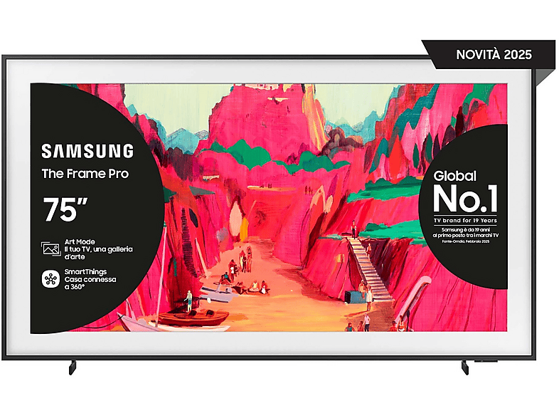 Samsung Qe75Ls03Fwuxzt TV Led, 75"