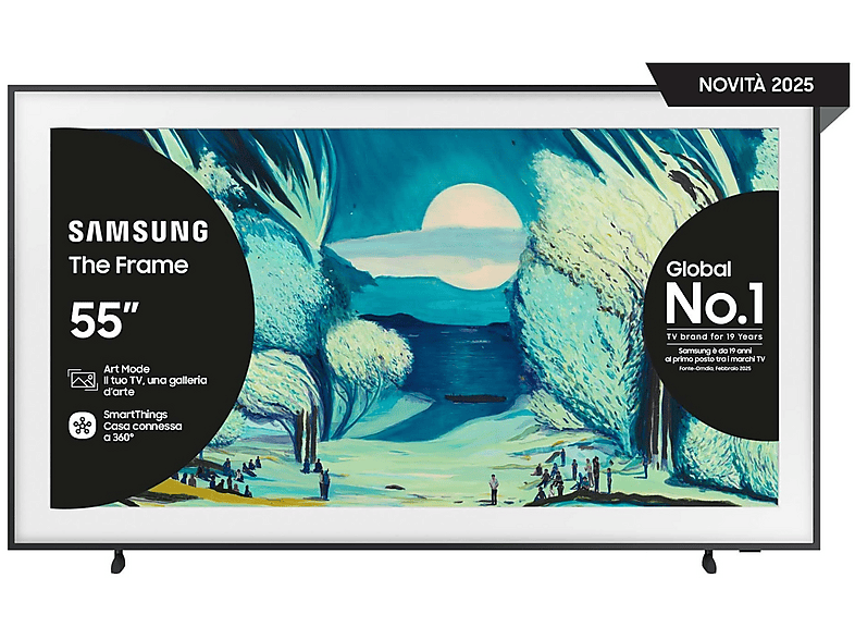 Samsung Qe55Ls03Fauxzt TV Led, 55", Qled 4K