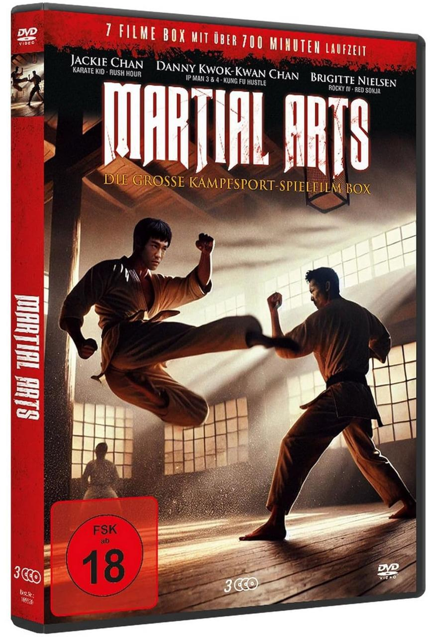 DVD-Box-Cover mit einer Kampfszene mit zwei Männern.