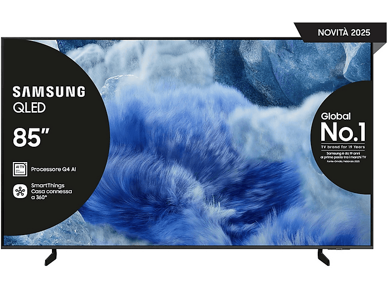 SAMSUNG QE85Q8FAAUXZT TV LED, 85 ”, QLED 4K